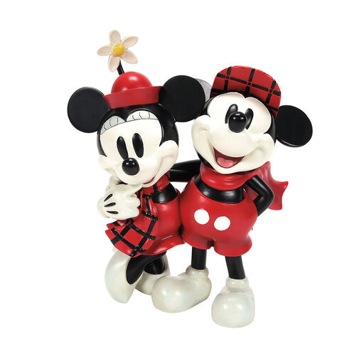 Disney Christmas Mickey and Minnie 2023 Figurine, 4", 