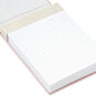 Pink and Gold Faux Leather Large List Pad detail image number 4