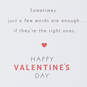 Love You Rows of Hearts Valentine's Day Card, , large image number 2