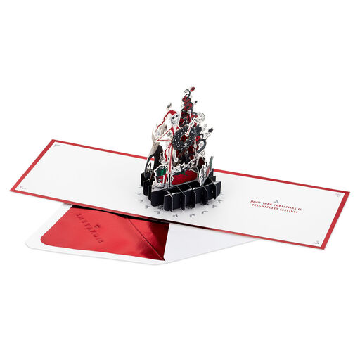 Disney Tim Burton's The Nightmare Before Christmas Season's Creepings 3D Pop-Up Christmas Card, 