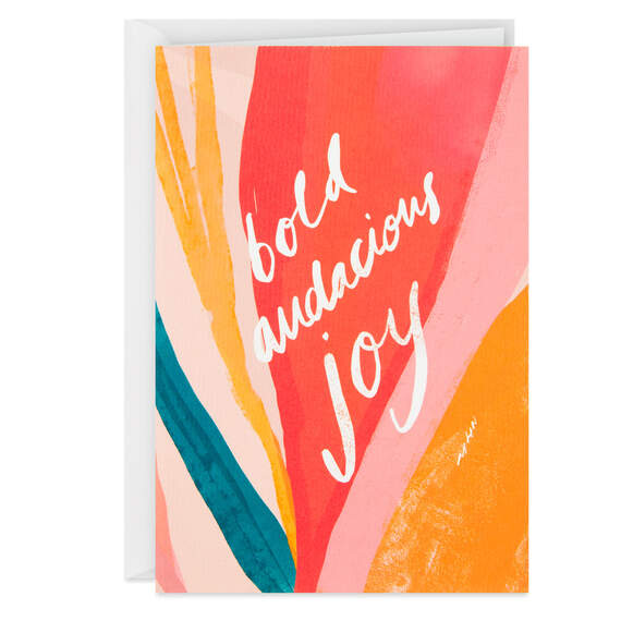 Morgan Harper Nichols Bold Audacious Joy Blank Card, , large image number 1