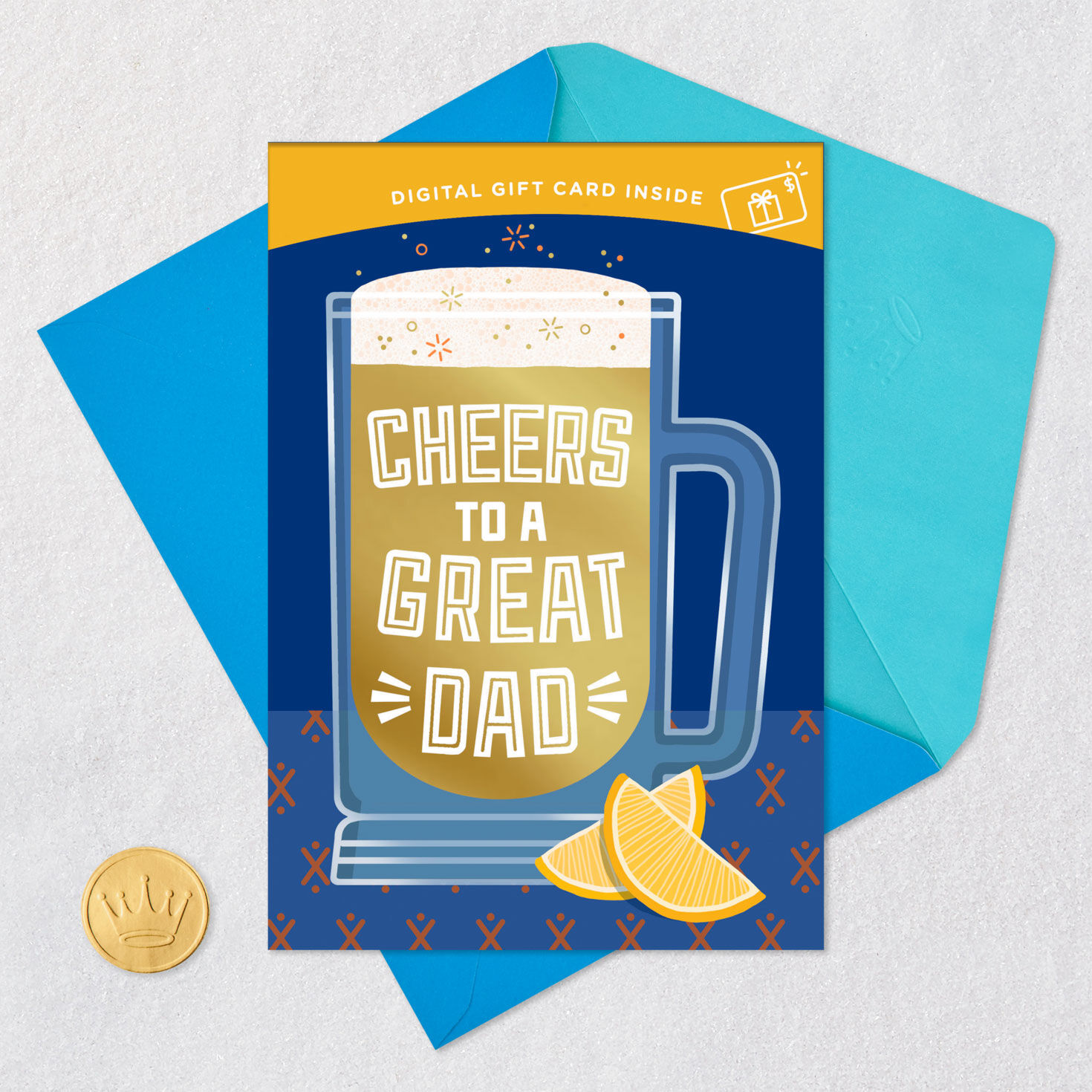 Cheers to a Great Dad Gift Card Greeting Father's Day Card for only USD 4.99 | Hallmark