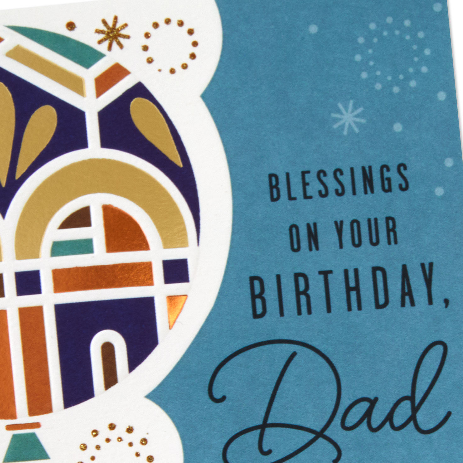 Blessed to Call You Dad Religious Birthday Card, , large image number 5