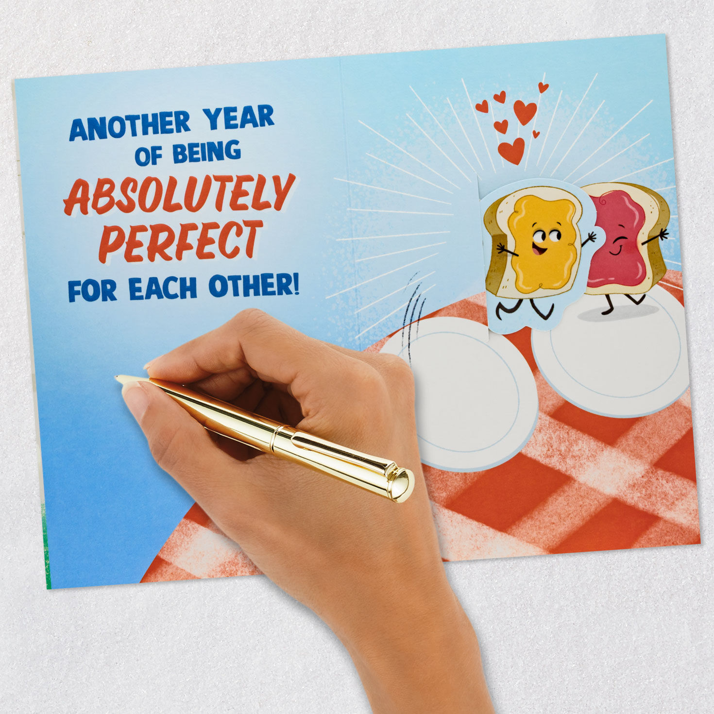 Peanut Butter and Jelly Caf&eacute; Anniversary Card Signing card image number 6