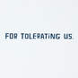 Thank You for Tolerating Us Funny Boss's Day Card, , large image number 2