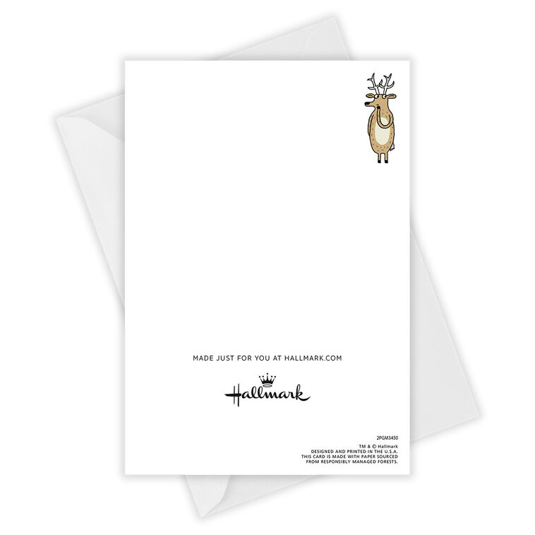 Reindeer Farts Funny Custom Christmas Card, , large image number 4