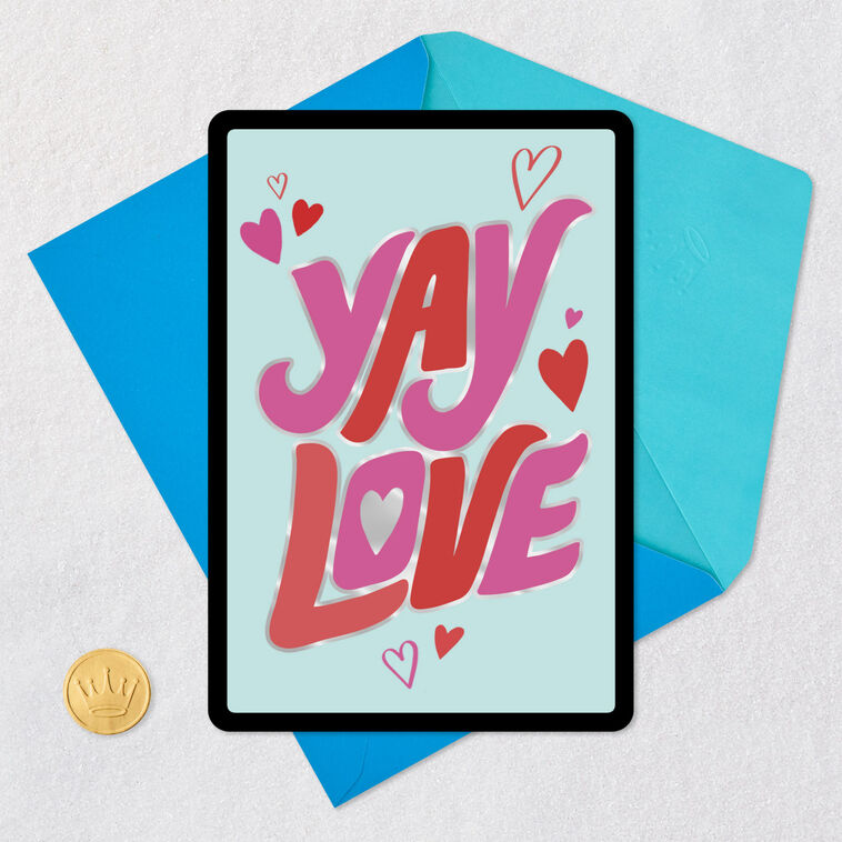 Yay Love Venmo Wedding Card, , large image number 7