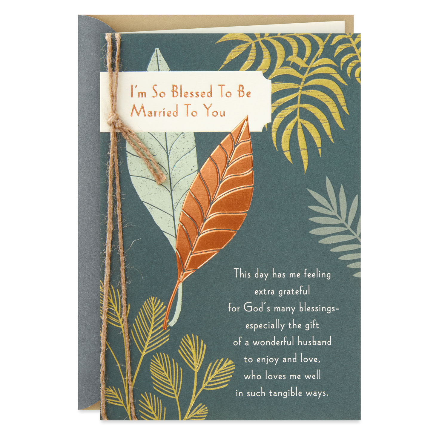 So Blessed To Be Married To You Religious Anniversary Card Greeting Cards Hallmark