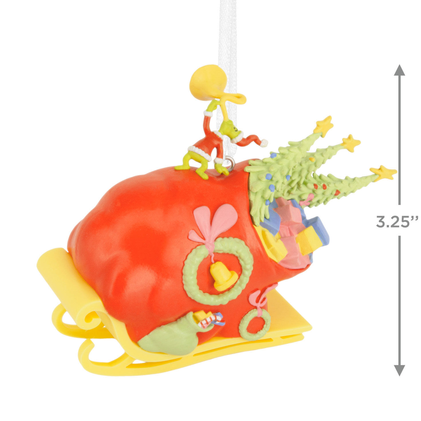 Dr. Seuss's How the Grinch Stole Christmas!™ Grinch on Sleigh Hallmark Ornament for only USD 11.49 | Hallmark