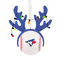 Blue Jays Reindeer Baseball Christmas Ornament Front image number 1