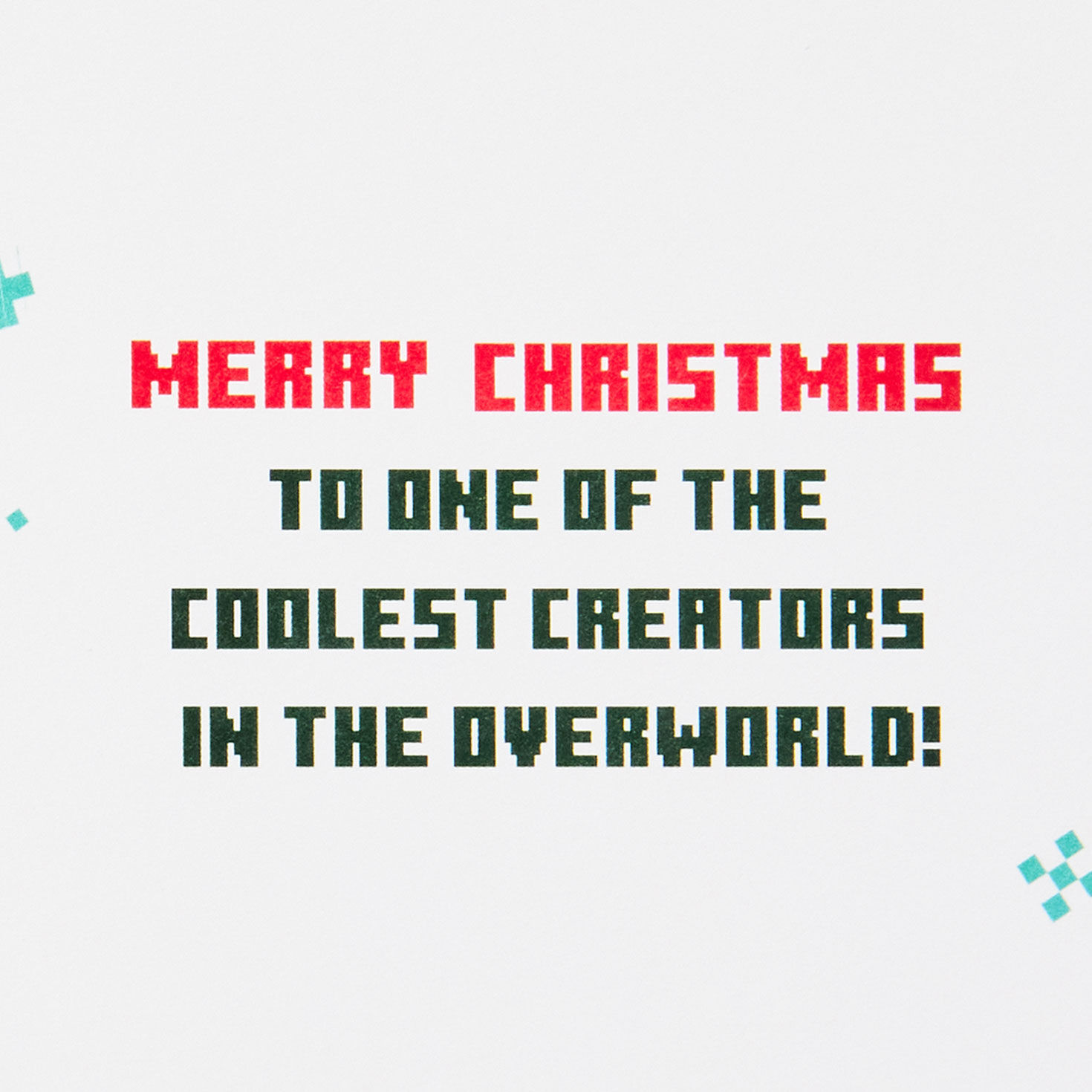 Minecraft Tisss the Season Christmas Card With Stickers for only USD 5.99 | Hallmark