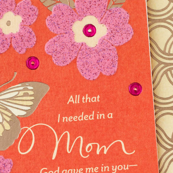 God Gave Me You Religious Mother's Day Card for Mom, , large image number 5