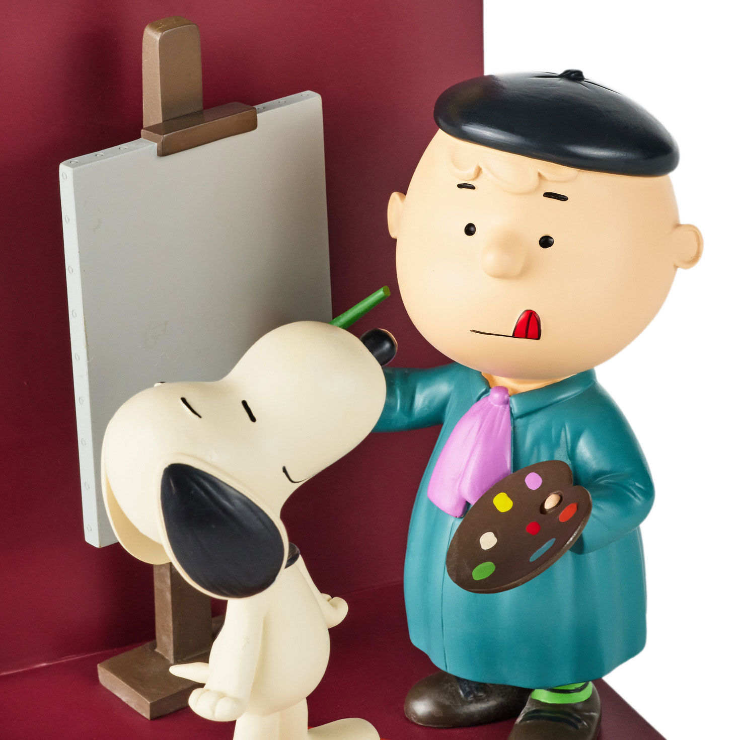 Peanuts Snoopy and Charlie Brown Figurine upclose view image number 4