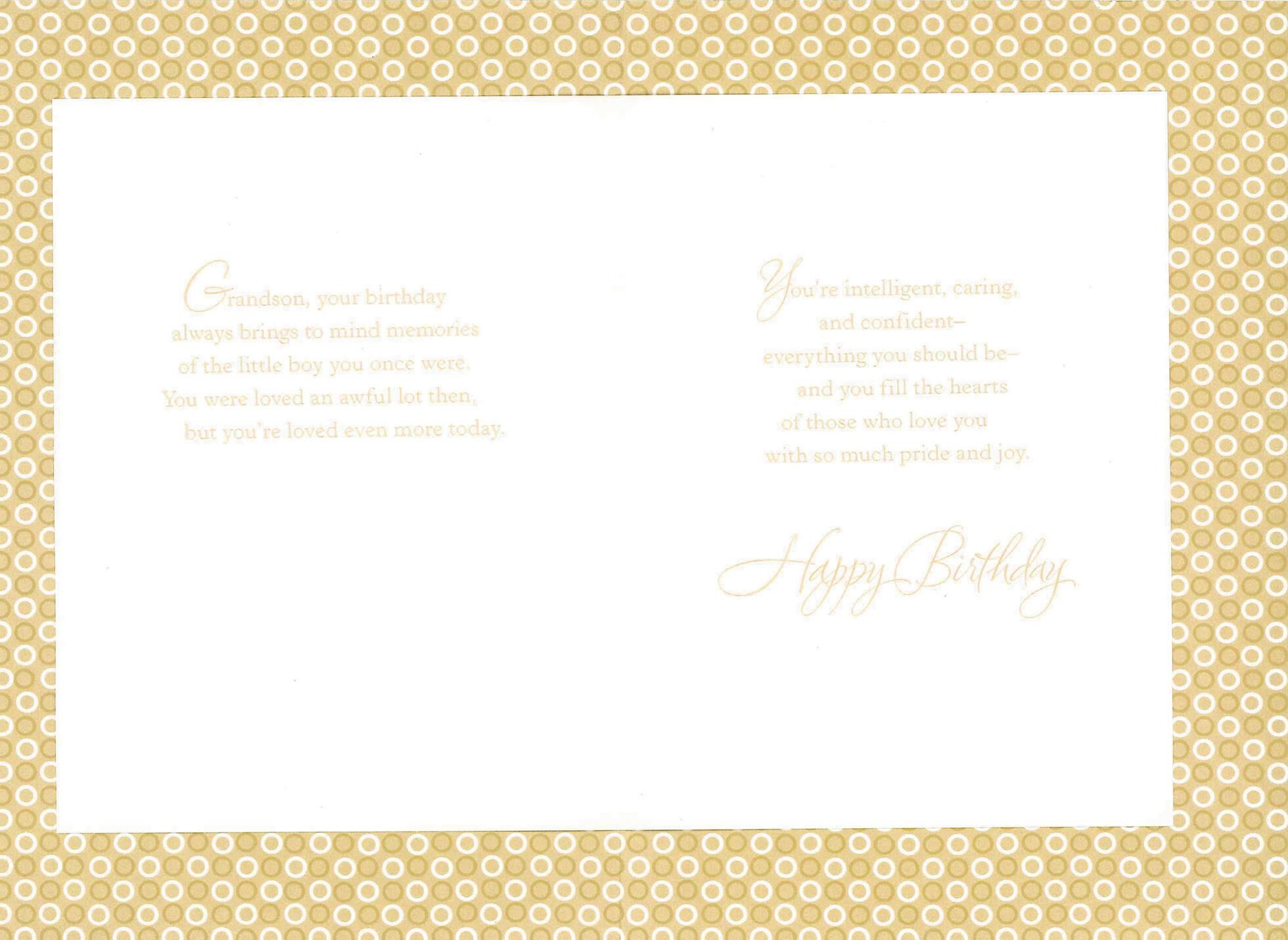 Toy Airplane Birthday Card for Grandson