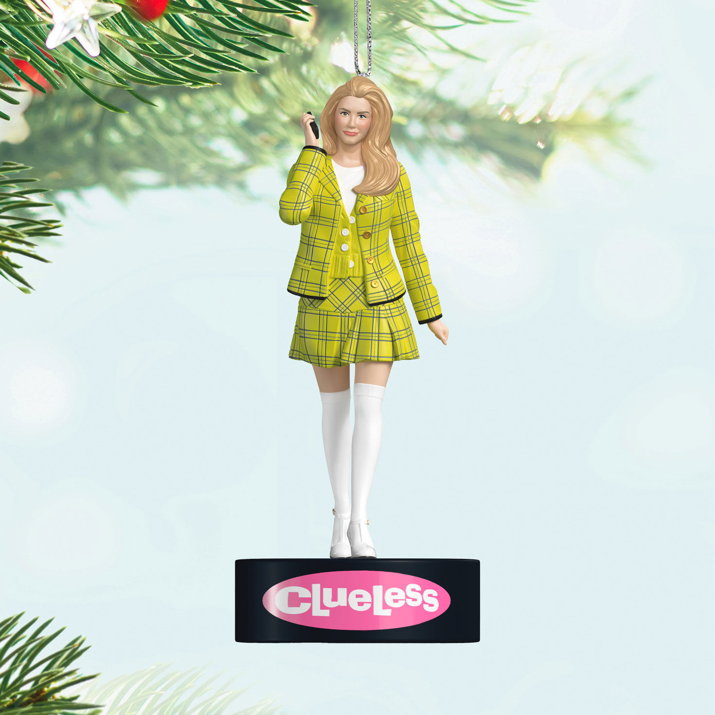 Clueless Cher Horowitz Keepsake Ornament hanging on tree image number 2