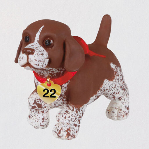 Puppy Love German Shorthaired Pointer 2022 Ornament, 