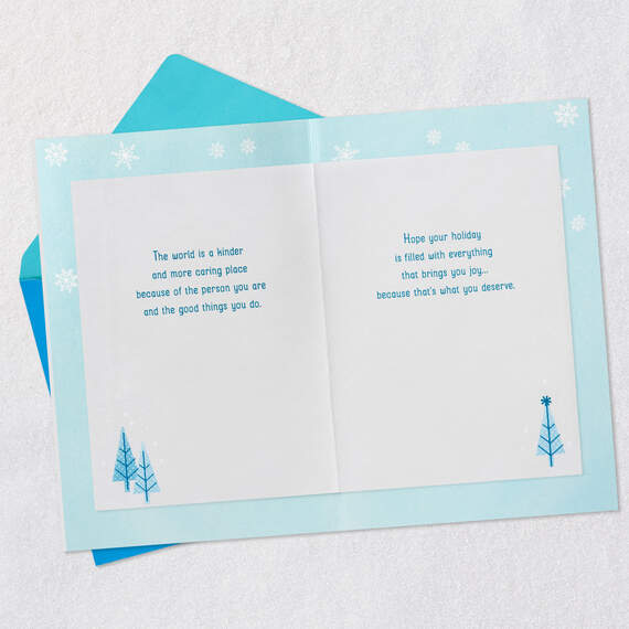 You Make the World a Kinder Place Christmas Card, , large image number 4