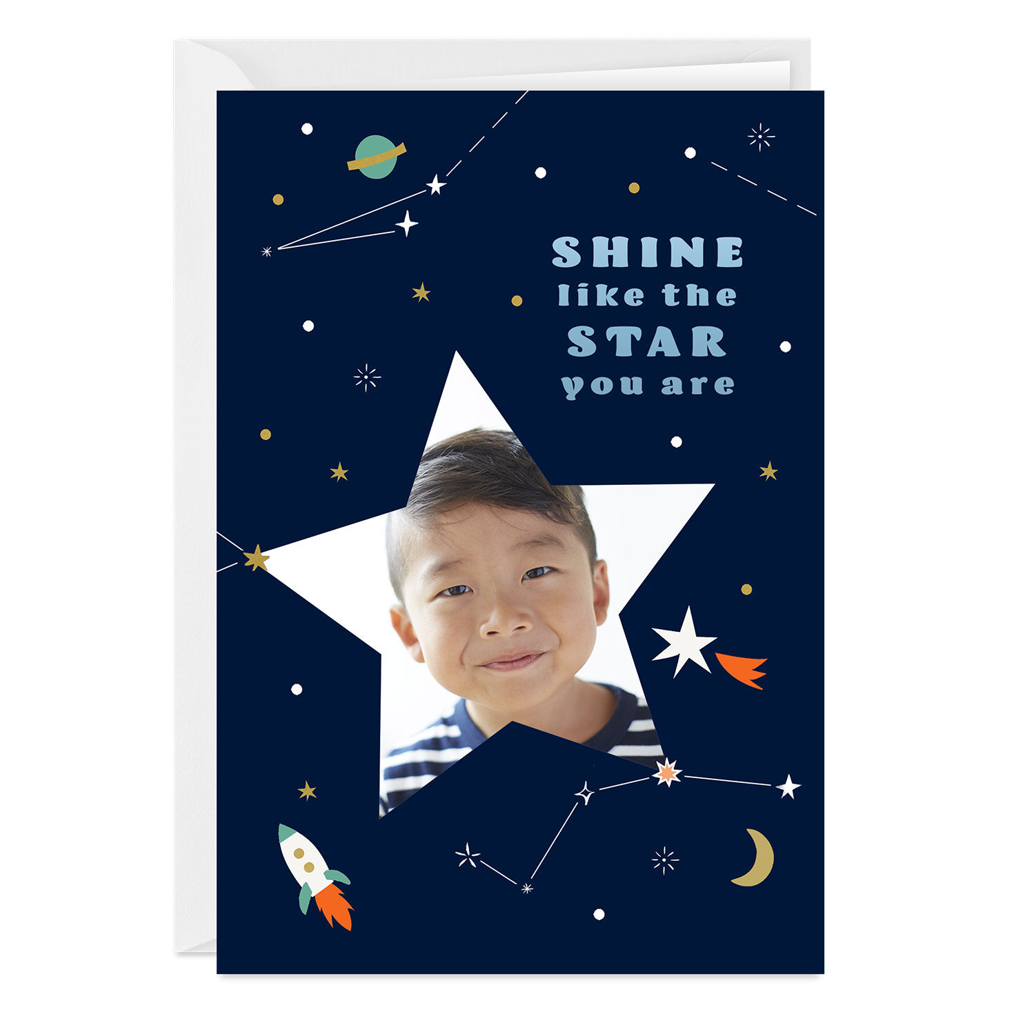 Shine Like a Star Custom Card