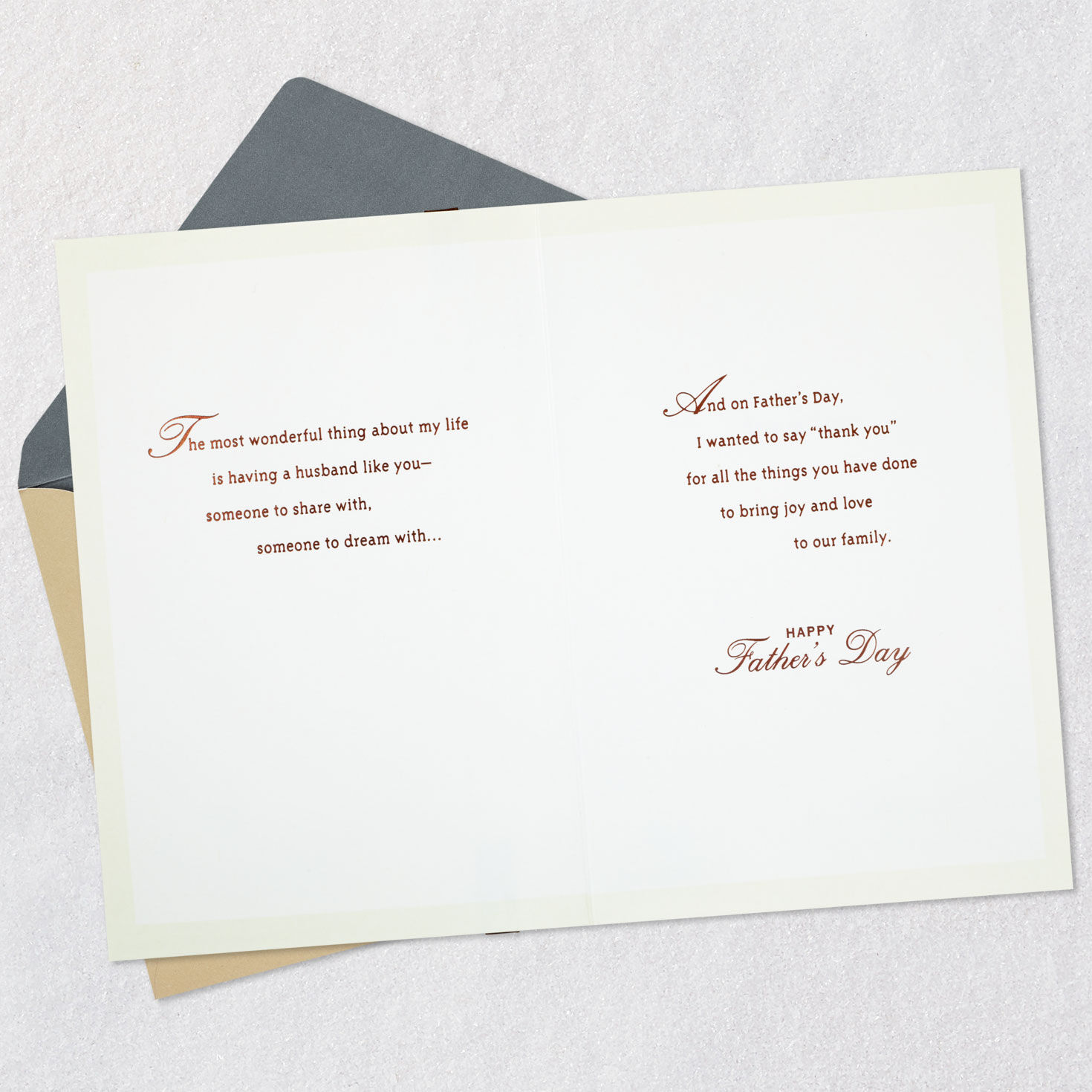 You're the Most Wonderful Thing About My Life Father's Day Card for Husband for only USD 6.99 | Hallmark