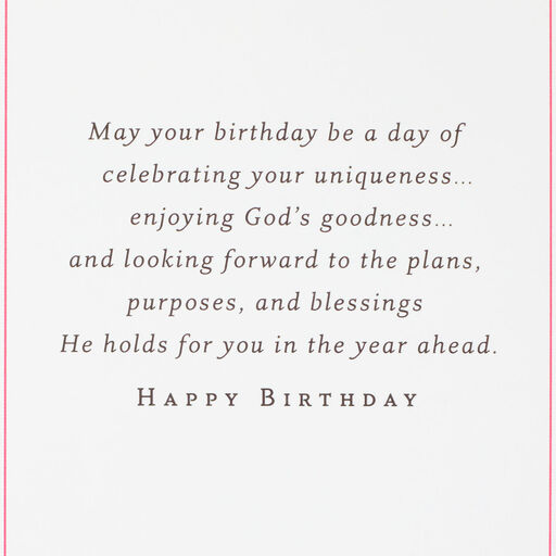 A Blessing for You Religious Birthday Card, 