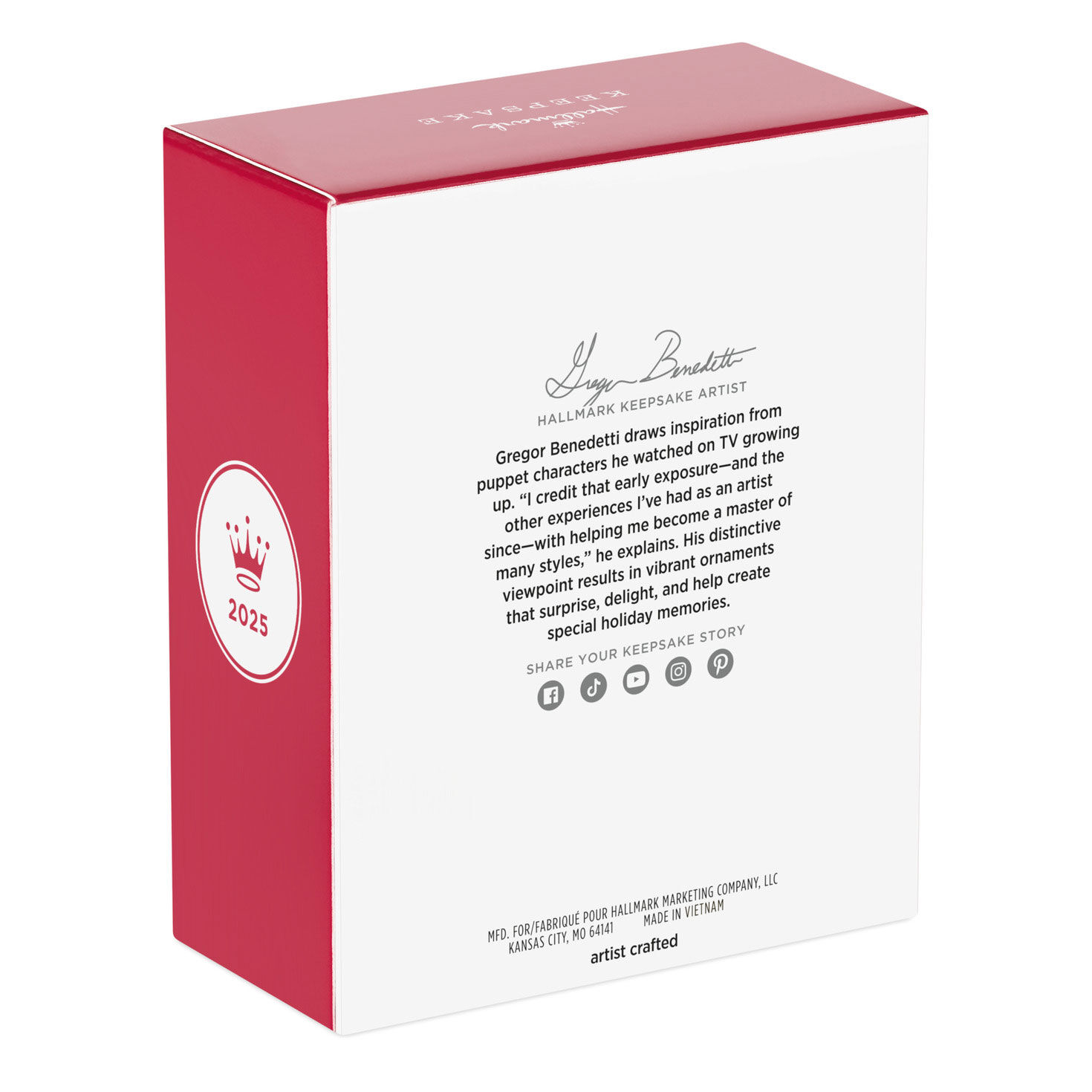 Chess Board Keepsake Ornament package back image number 8