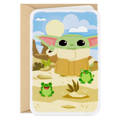 3.25" Mini Star Wars: The Mandalorian™ Grogu™ Blank Card, 