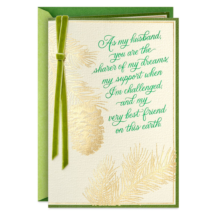 My Partner in Love Christmas Card for Husband