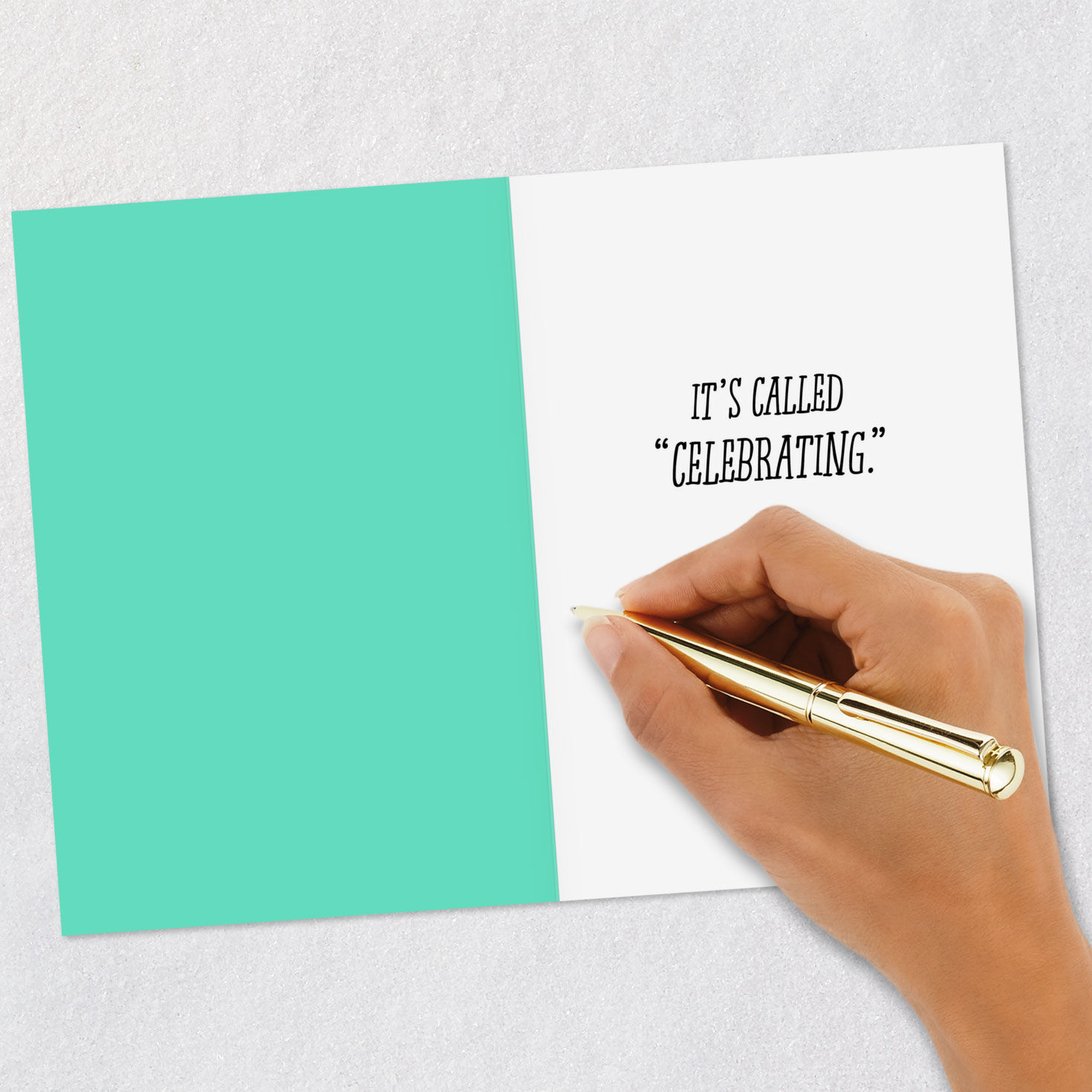 Women at a Bar Day Drinking Funny Birthday Card Signing card image number 6