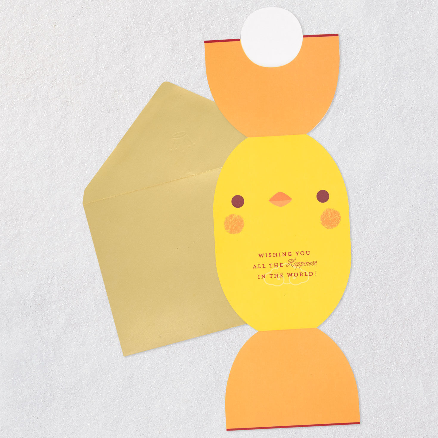 New Baby Card Welcome Little One Chick Open card with envelope image number 5