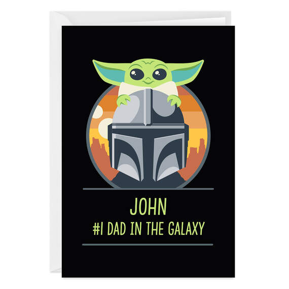 Personalized Star Wars: The Mandalorian™ Grogu™ Card