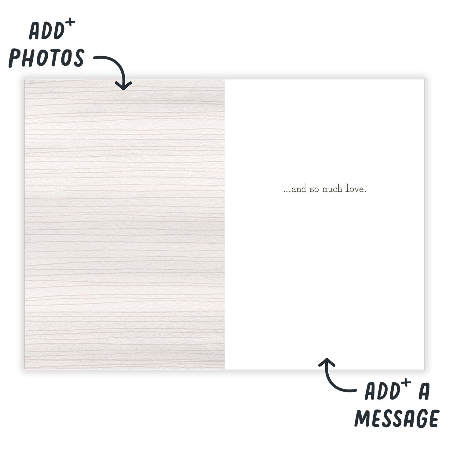 Photos on Wood Texture Personalized Father's Day Card  image number 3