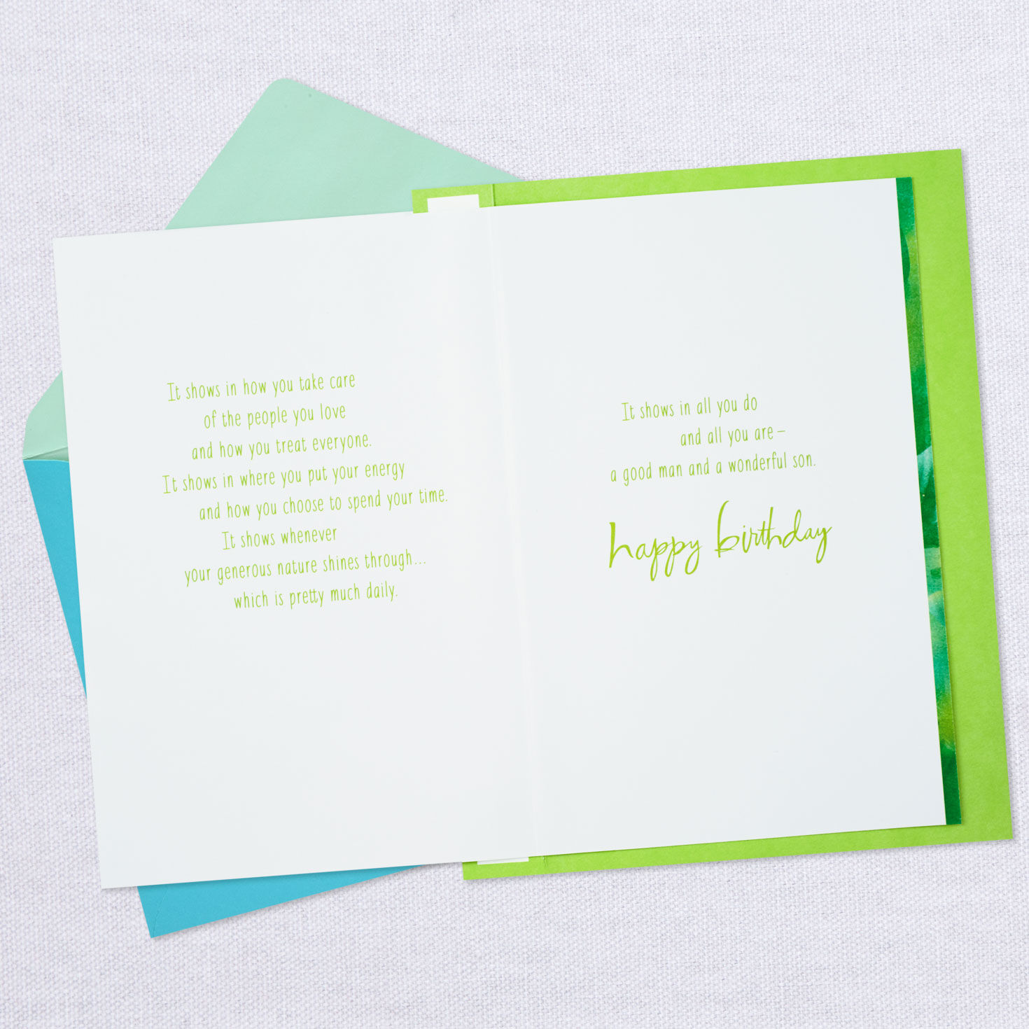 You're a Good Man Birthday Card for Son, , large image number 4