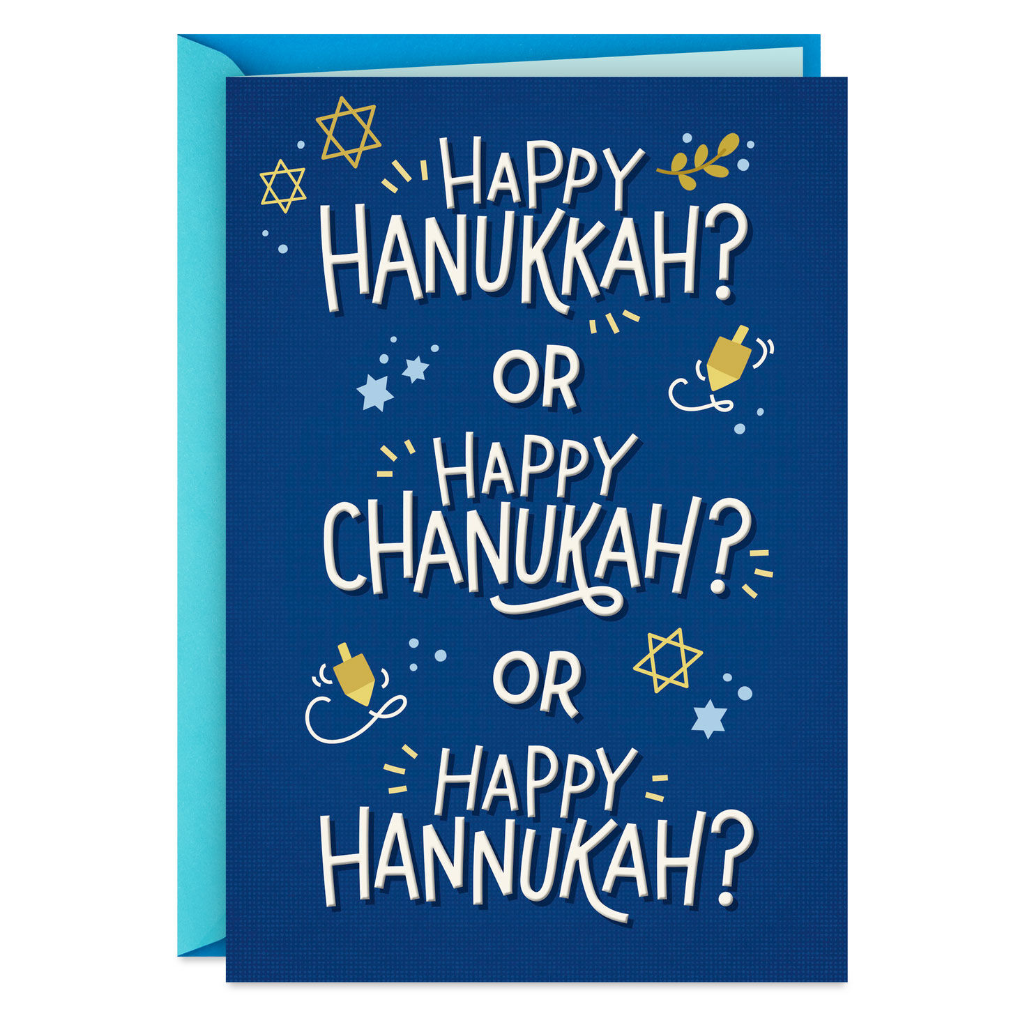 Festive Fun However You Spell It Funny Hanukkah Card
