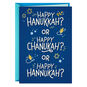 Festive Fun However You Spell It Funny Hanukkah Card, , large image number 1