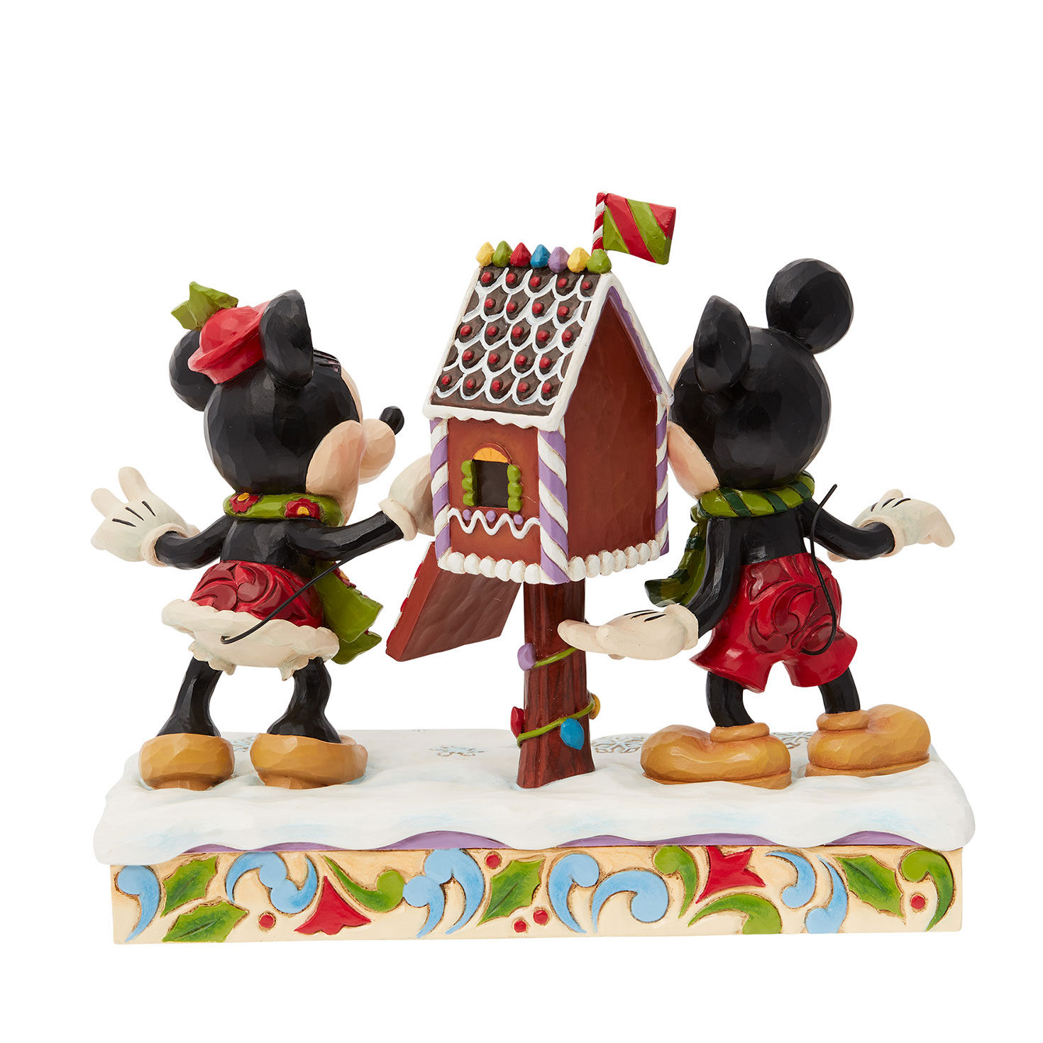 Jim Shore Disney Mickey and Minnie at the Mailbox Figurine, 7", , large image number 2