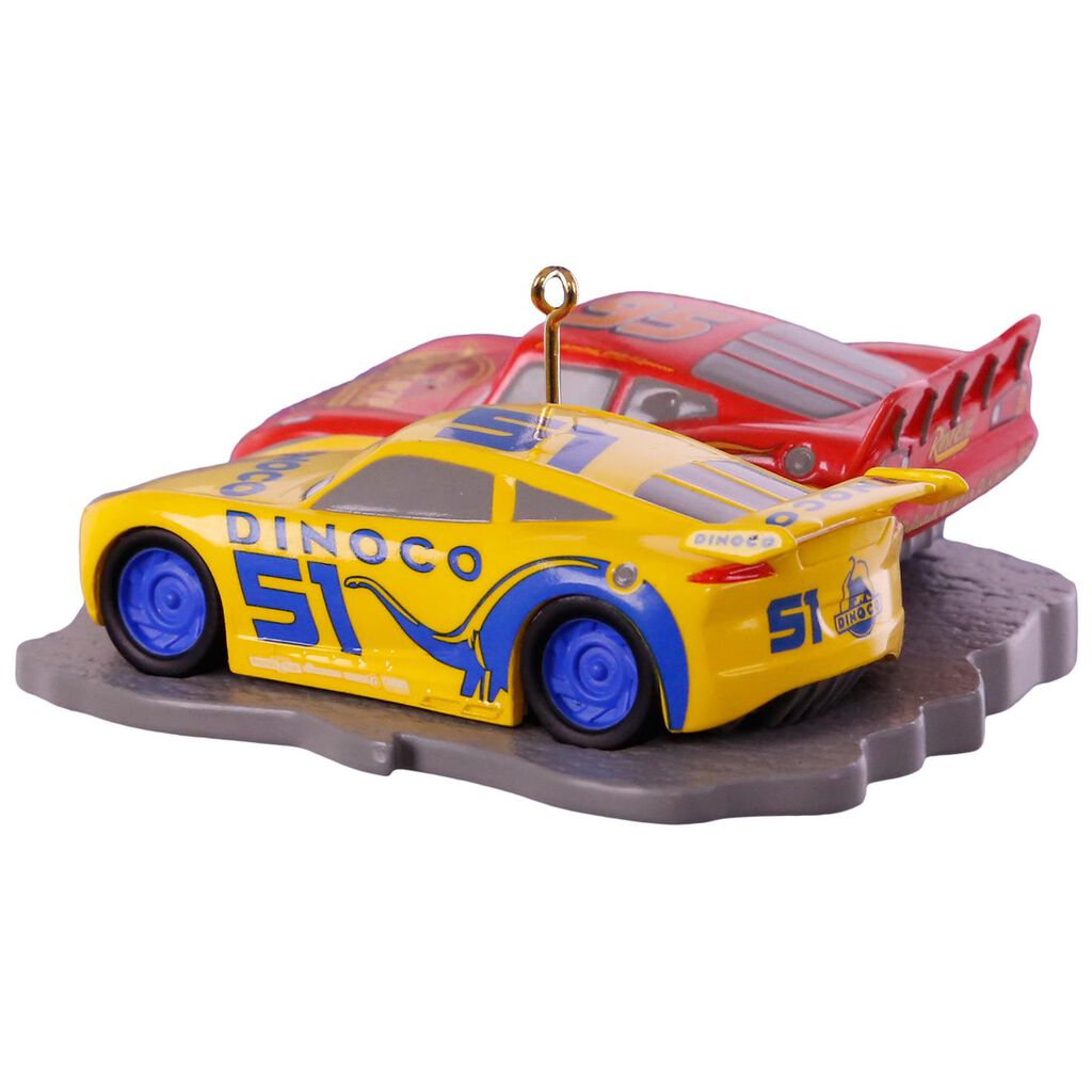 disney pixar cars 3 lightning mcqueen and cruz ramirez ornament