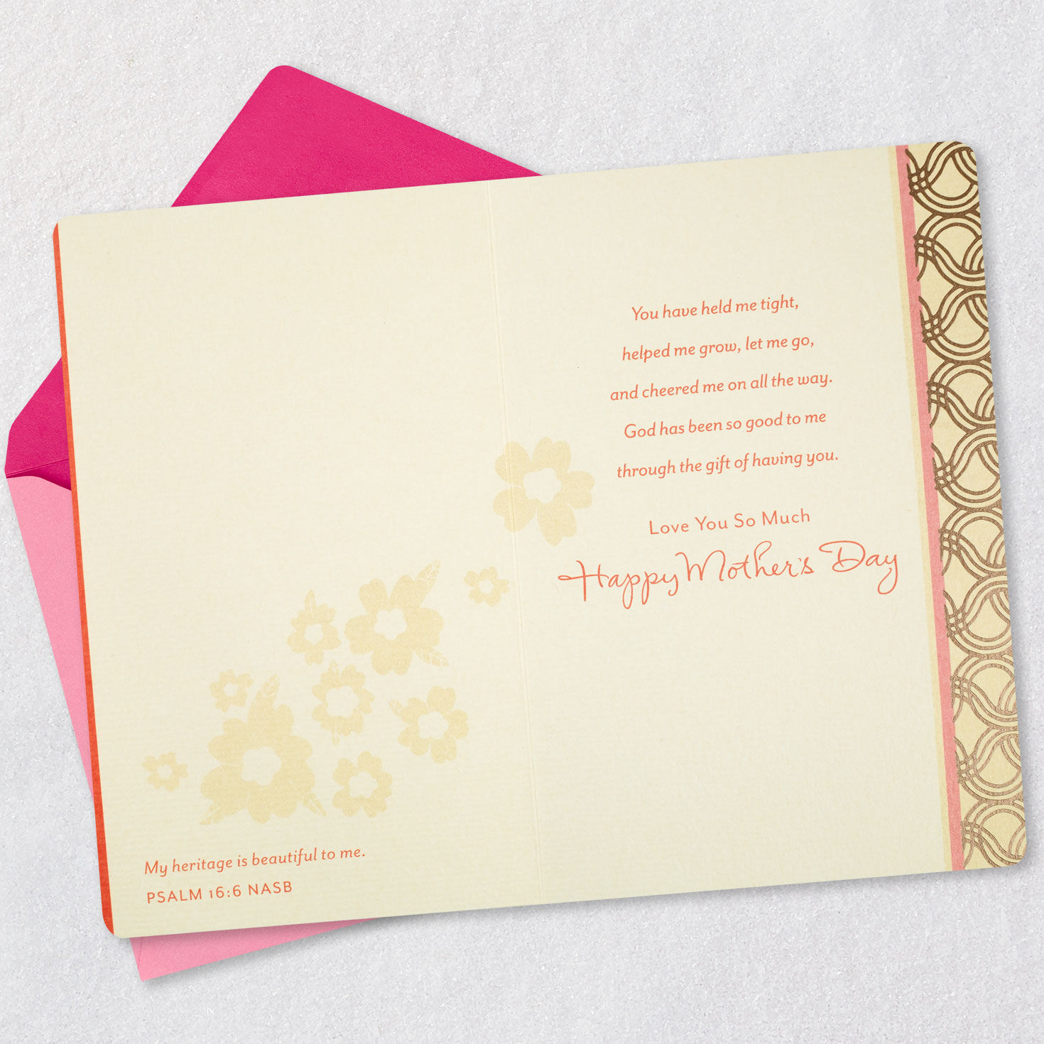 God Gave Me You Religious Mother's Day Card for Mom, , large image number 4