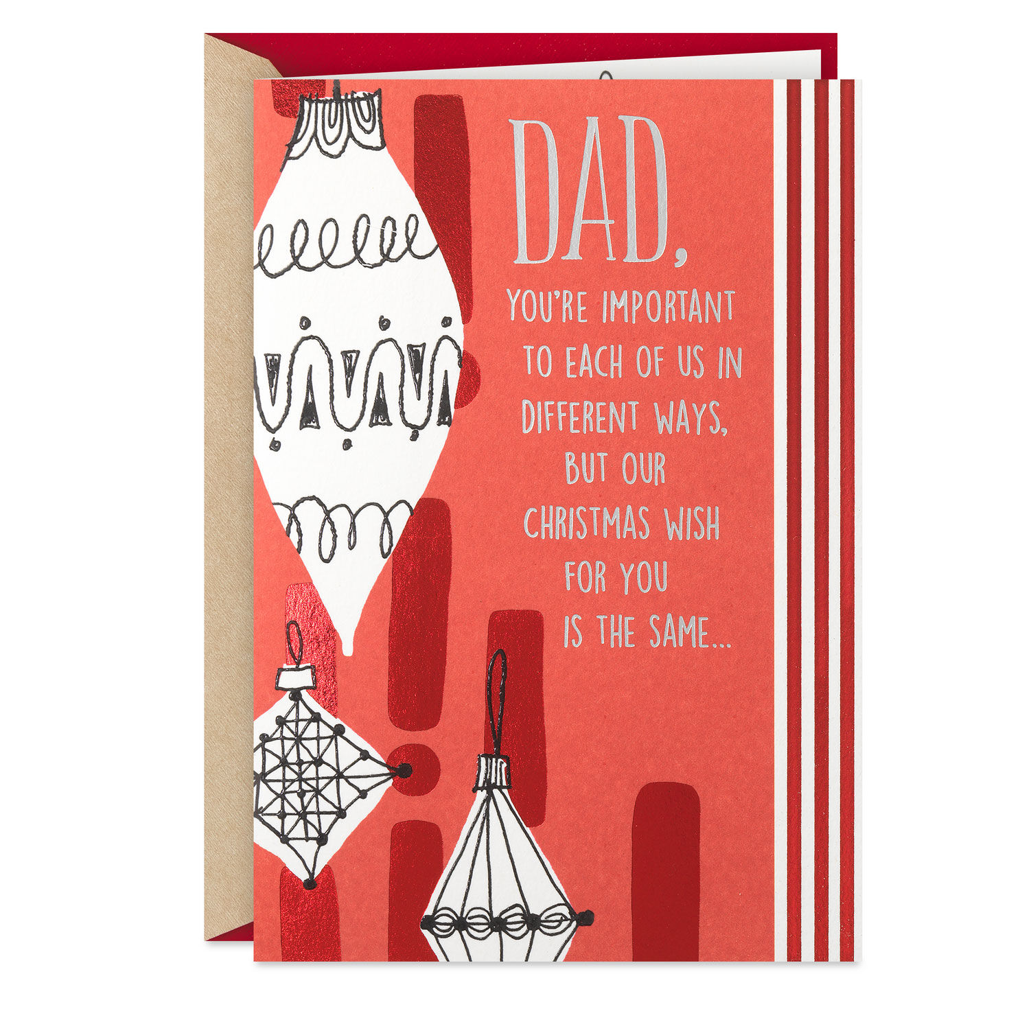Loved and Appreciated Christmas Card for Dad From Us for only USD 5.59 | Hallmark