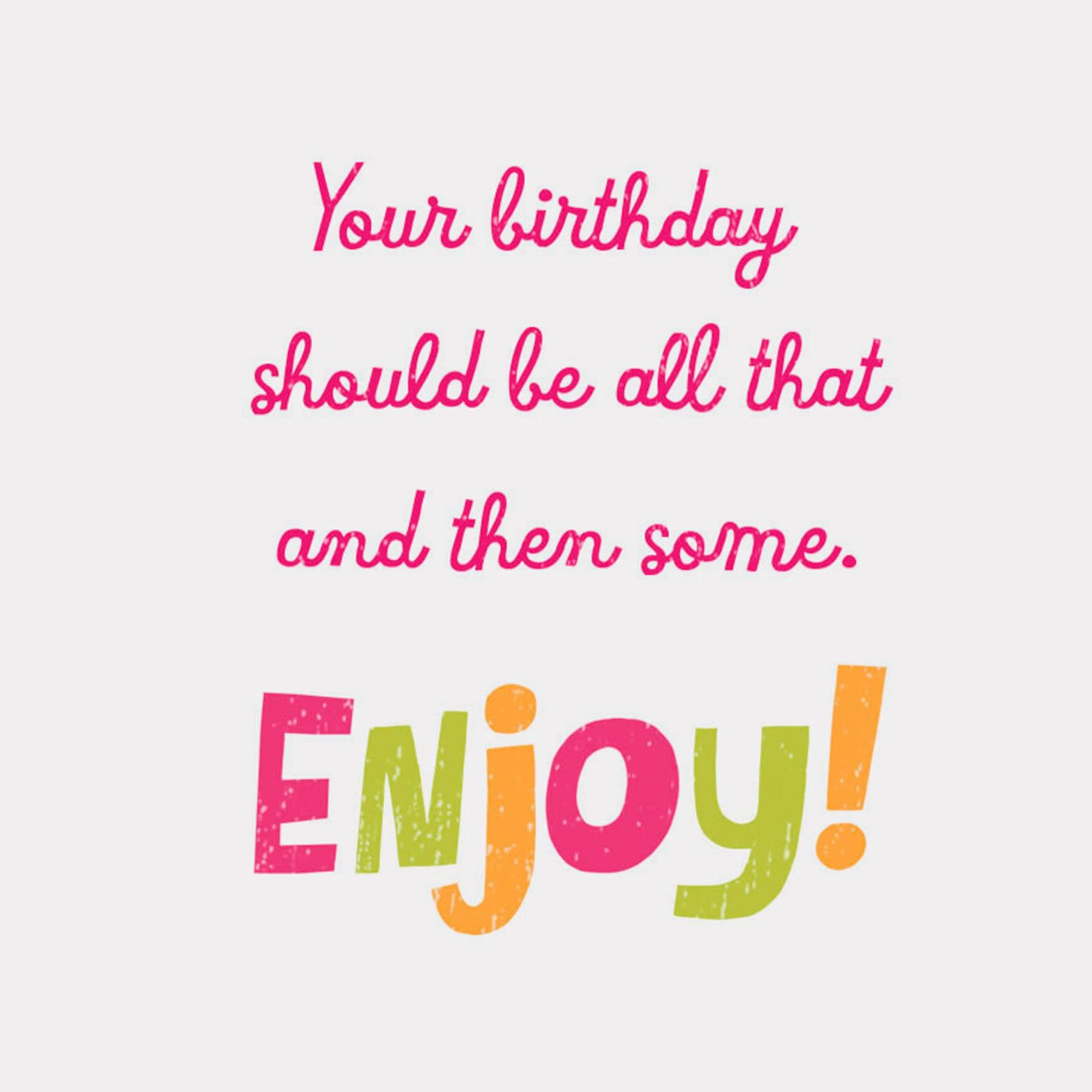 Colorful Cake and Lettering Birthday Card  image number 2