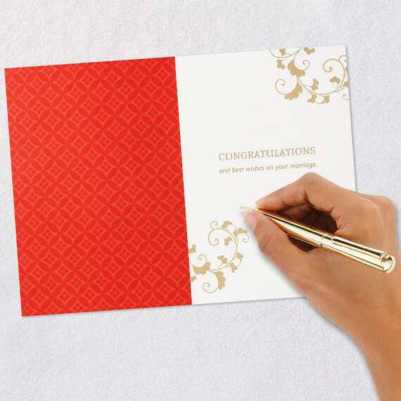 Red and Gold Lanterns Wedding Card, , large image number 6