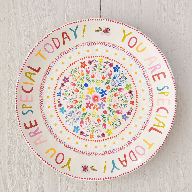 Natural Life You Are Special Today Plate, 10.5"