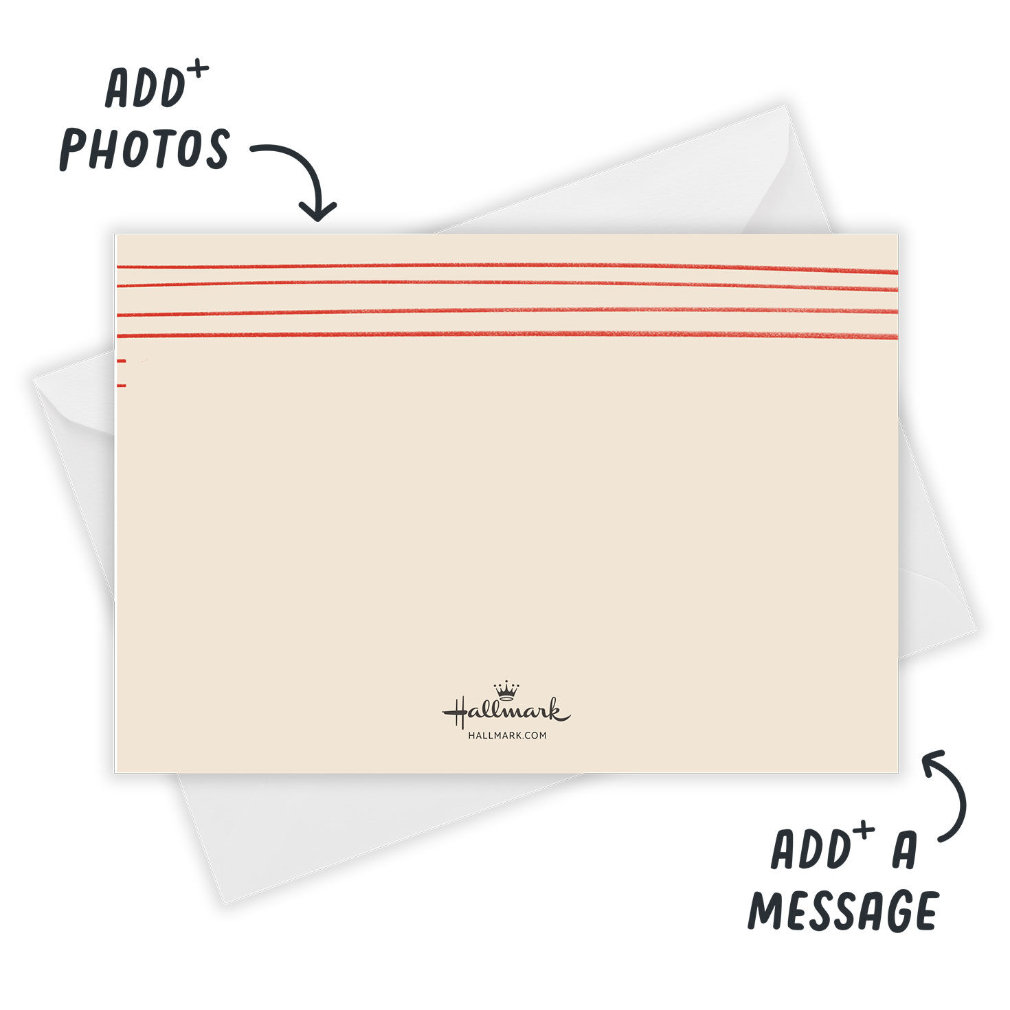 Vintage Santa Red Toile Flat Christmas Photo Card, , large image number 3