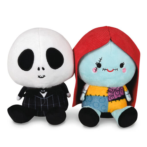 Disney Tim Burton's The Nightmare Before Christmas Better Together Jack & Sally Magnetic Plush, 5", 