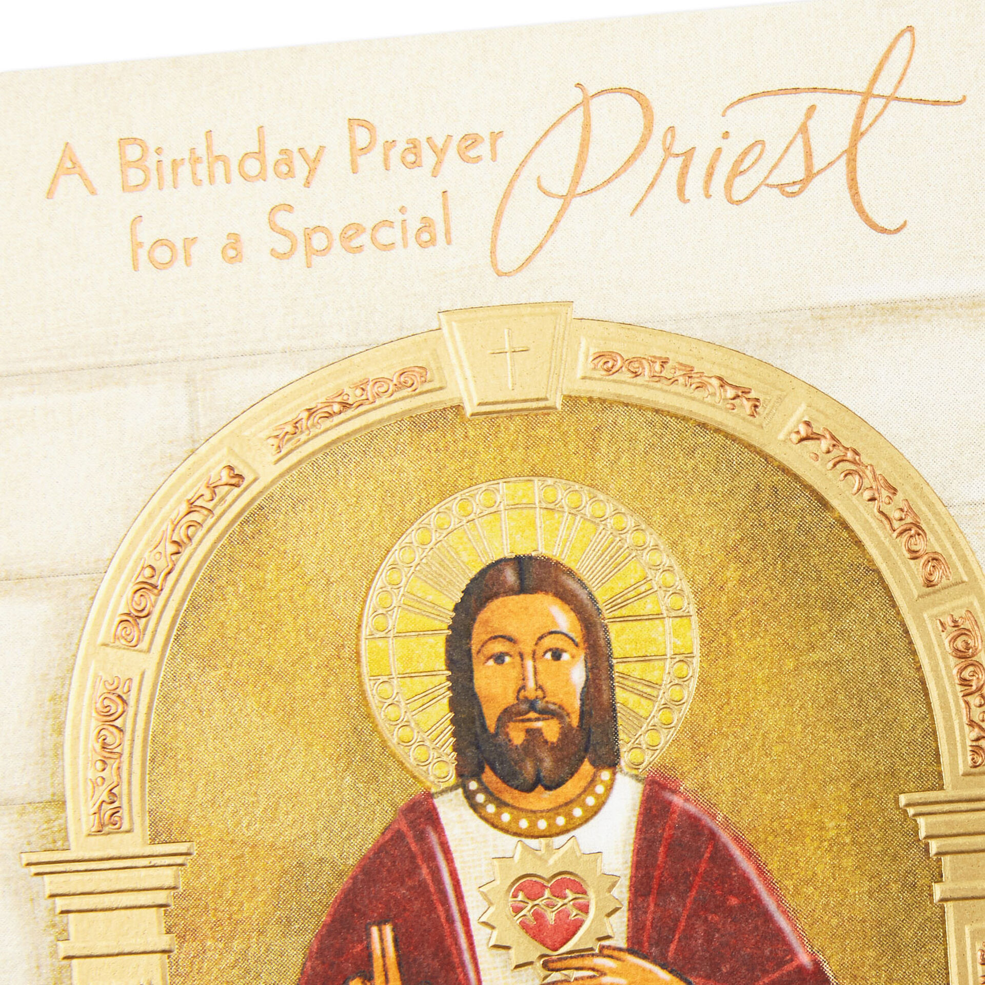 Jesus Happy Birthday Card for Priest - Greeting Cards - Hallmark