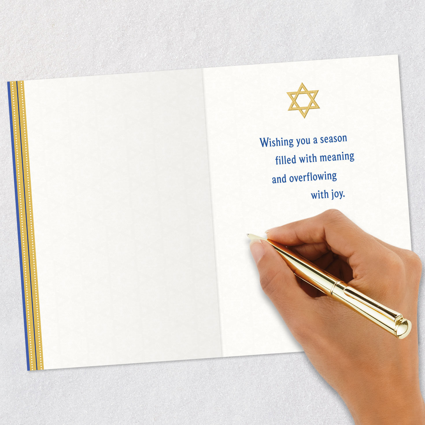 A Season Filled With Meaning and Joy Hanukkah Card, , large image number 6