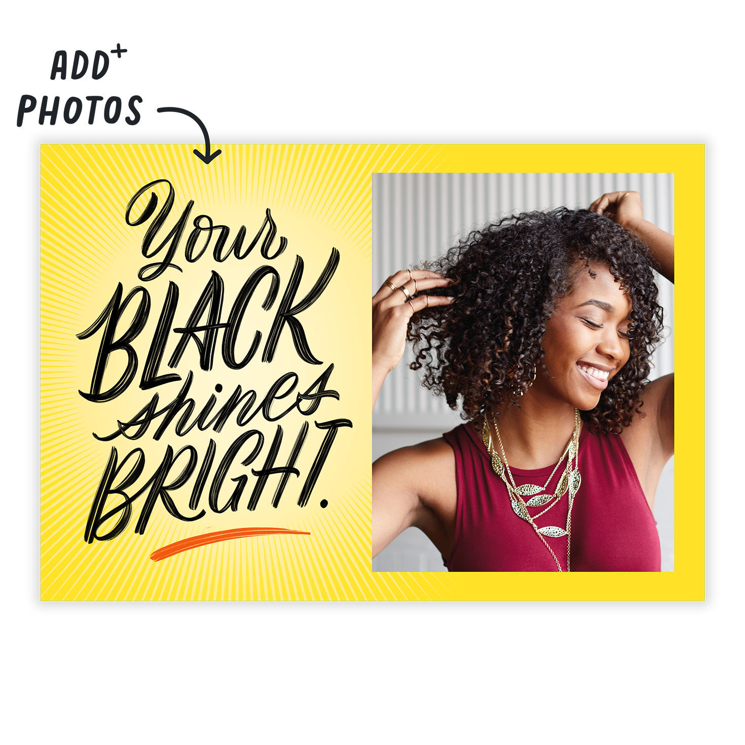 Your Black Shines Bright eCard, , large image number 2