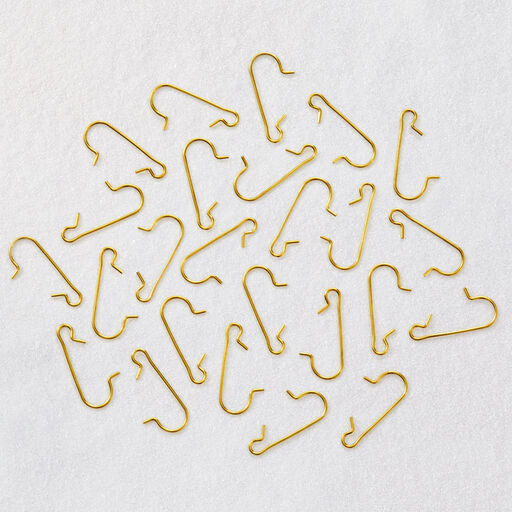 Miniature Ornament Hooks, Pack of 25, 