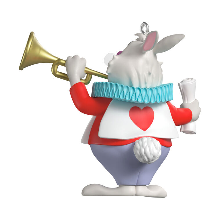 Disney White Rabit Disney Alice in Wonderland 75th Anniversary The White Rabbit Ornament ...