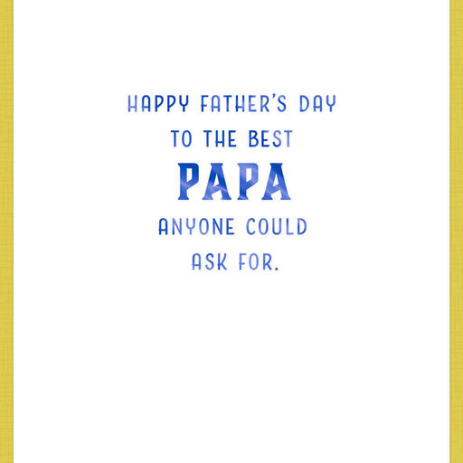 Cute Dogs Best Papa Father's Day Card, 