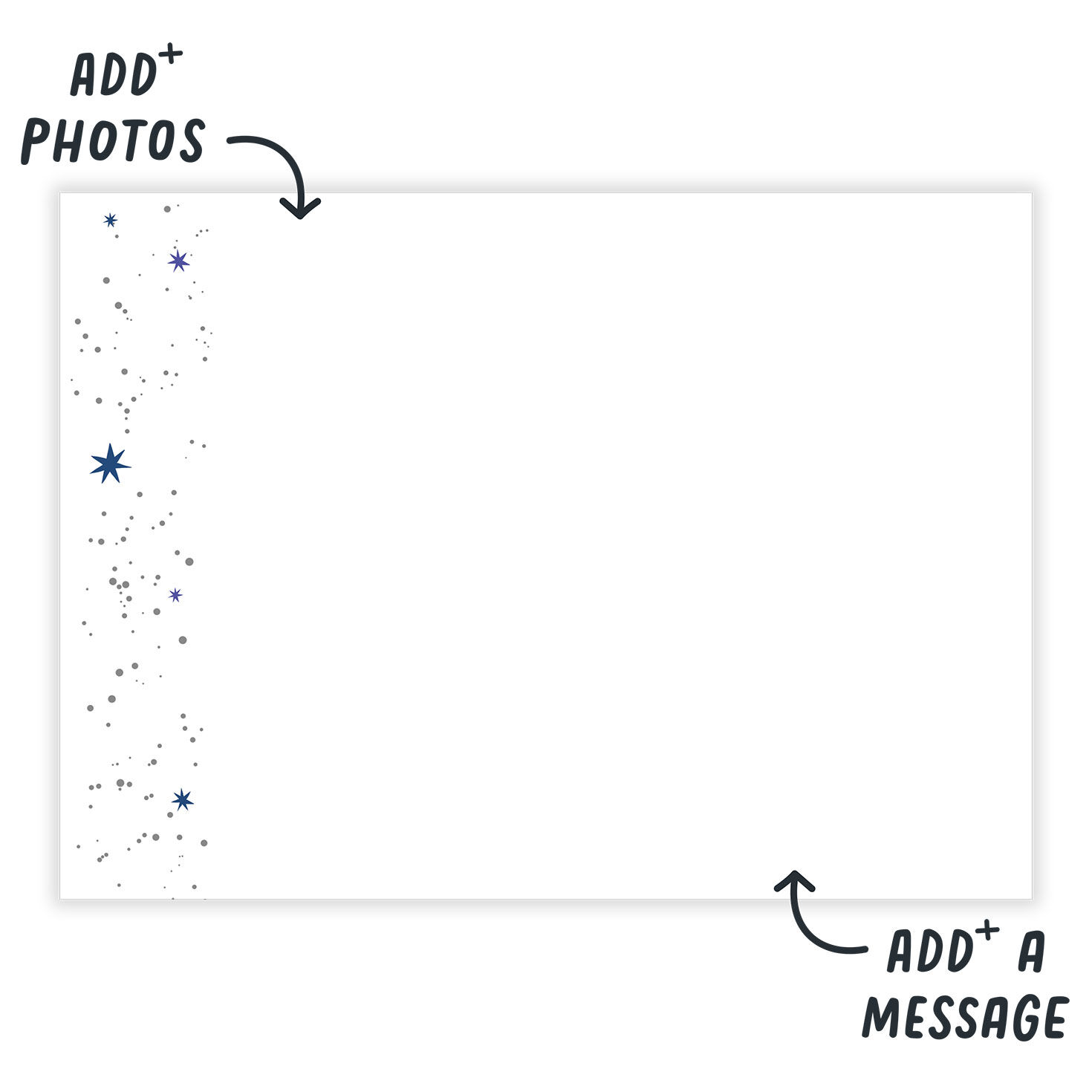 Personalized Moon and Stars Love Photo Card  image number 3